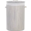 Beliani SANNAR - Mand - Grijs - Bamboehout Outlet
