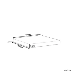 Beliani SASSARI - Tuinkussen - Wit - 46 x 46 cm - Polyester Sale