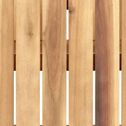 Beliani SASSARI II - Trolley - Lichte houtkleur - Acaciahout