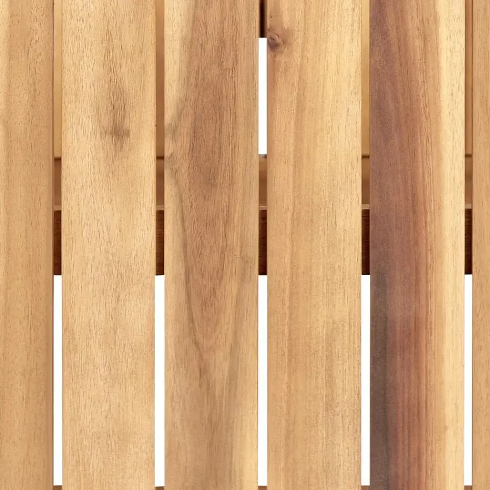 Beliani SASSARI II - Trolley - Lichte houtkleur - Acaciahout