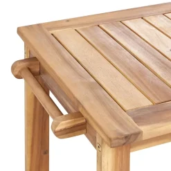 Beliani SASSARI II - Trolley - Lichte houtkleur - Acaciahout