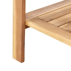 Beliani SASSARI II - Trolley - Lichte houtkleur - Acaciahout