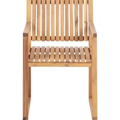 Beliani SASSARI II - Tuinset voor 6 - Lichthout - Gecertificeerd acaciahout Hot