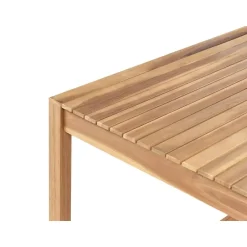 Beliani SASSARI II - Tuintafel - Lichte houtkleur - 90 x 180 cm - Acaciahout Sale