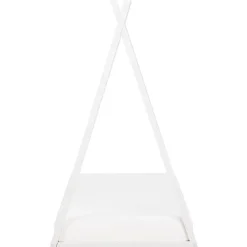 Beliani SAURAT - Kinderbed - Wit - 90 x 200 cm - Dennenhout