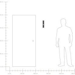 Beliani SAVANE - Wandlamp - Zwart - 30 cm - Staal Online