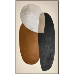 Leen Bakker Schilderij Abstract warm - multikleur - 118x70 cm Outlet