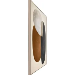 Leen Bakker Schilderij Abstract warm - multikleur - 118x70 cm Outlet