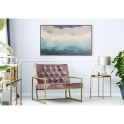 Reinders Schilderij Abstracte kunst - 70 x 118cm - Blauw Clearance