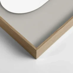 Reinders Schilderij 3D Art Abstract lichtgrijs met wit - 100 x 70cm - Wit Discount