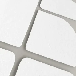 Reinders Schilderij 3D Art Abstract lichtgrijs met wit - 100 x 70cm - Wit Discount