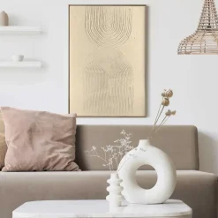 Reinders Schilderij 3D Art Bows - sand - 70 x 50cm - Beige New