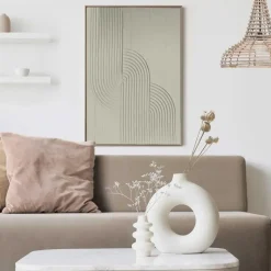 Reinders Schilderij 3D Art Knot - sage green - 70 x 50cm - Groen Clearance