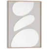 Reinders Schilderij 3D Art Organic Pebbles - 70 x 50cm - Beige New