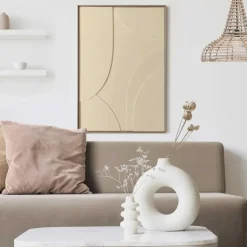 Reinders Schilderij 3D Art Terrace - sand - 70 x 50cm - Beige Discount