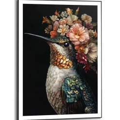 Reinders Schilderij Lovely Hummingbird - 70 x 50cm - Bont Outlet
