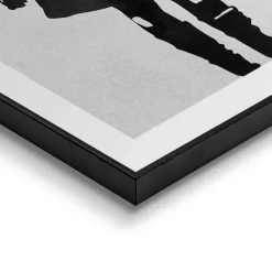 Reinders Schilderij Meisje met de ballon - 70 x 50cm - Zwart-Wit Clearance