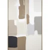 Leen Bakker Schilderij Nedra beige MDF - 120x80 cm Online