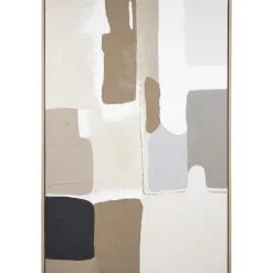 Leen Bakker Schilderij Nedra beige MDF - 120x80 cm Online
