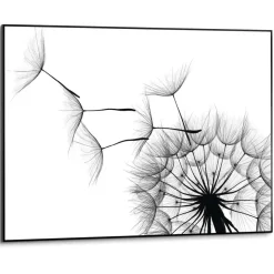Reinders Schilderij Paardenbloem - 50 x 70cm - Zwart-Wit Discount