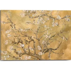 Reinders Schilderij Van Gogh - almondblossom - 50 x 70cm - Goudkleurig Discount