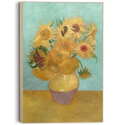 Reinders Schilderij Van Gogh - Zonnebloemen - 60 x 90cm - Geel Best