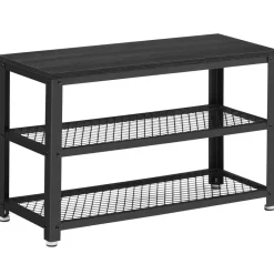 Merkloos Schoenenrek met Industriële Look - Rek voor Schoenen 73x30x45cm New