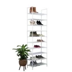 IVOL Schoenenrek voor 20 paar - Wit - 10 etages Best