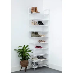 IVOL Schoenenrek voor 20 paar - Wit - 10 etages Best