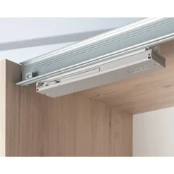 Leen Bakker Schuifdeurkast Genua - eikenkleur/antraciet - 204x200x60 cm Best