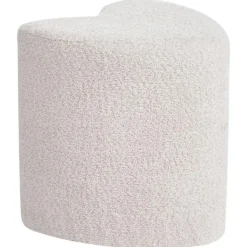 Leen Bakker SCOTIA - Poef - Beige - Chenille