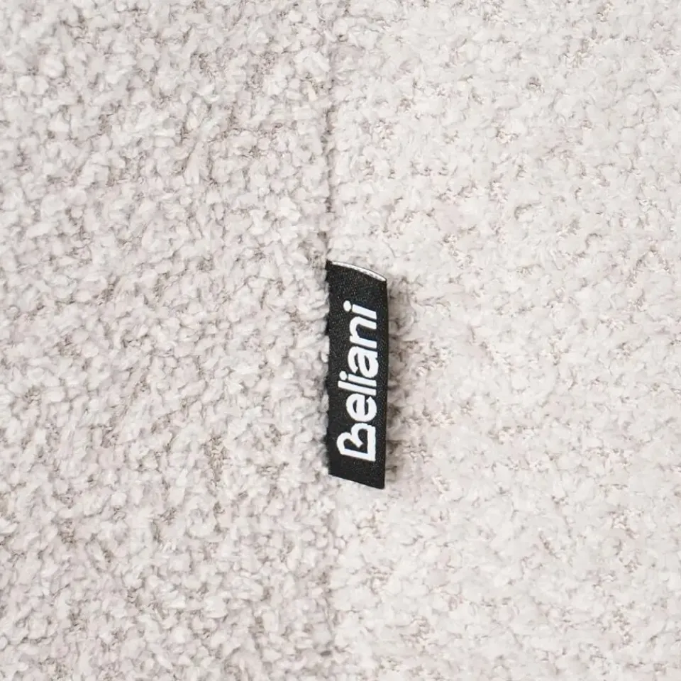 Leen Bakker SCOTIA - Poef - Beige - Chenille