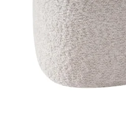 Leen Bakker SCOTIA - Poef - Beige - Chenille