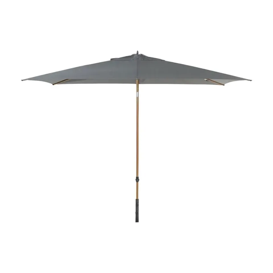 4-Seasons Outdoor Azzurro stokparasol 200 x 300 cm - Woodlook/charcoal Outlet