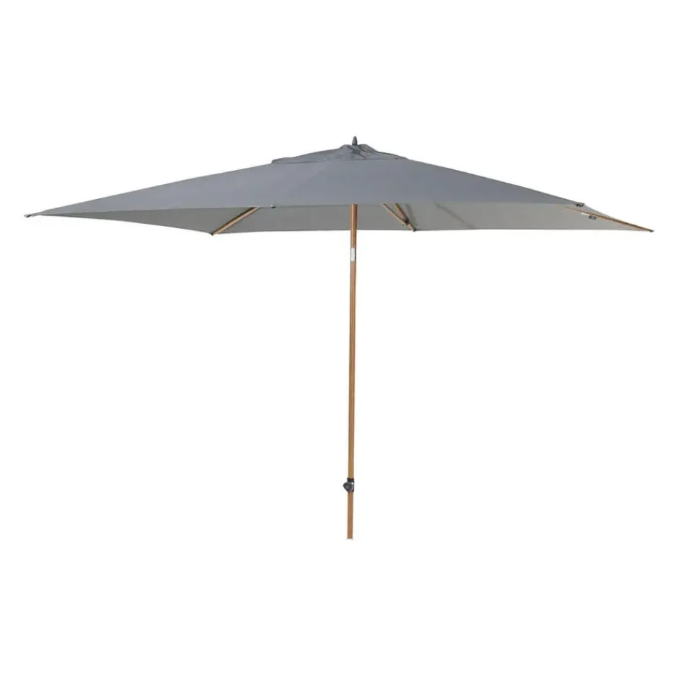 4-Seasons Outdoor Azzurro stokparasol 200 x 300 cm - Woodlook/charcoal Outlet