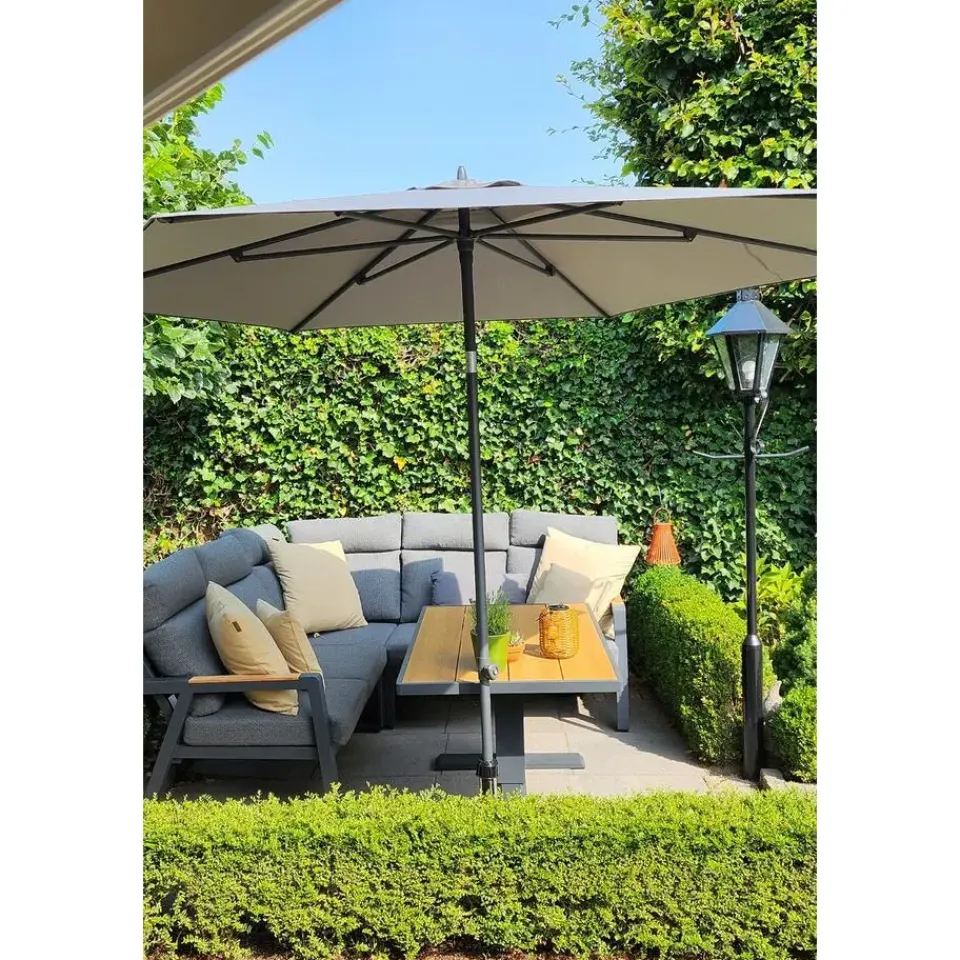 4-Seasons Outdoor 4-Seasons stokparasol Azzurro 300 cm - Charcoal New