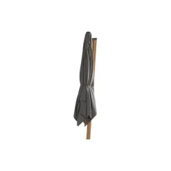 4-Seasons Outdoor 4-Seasons zweefparasol Siesta Premium 3x3 m. - woodlook/charcoal + voet en hoes