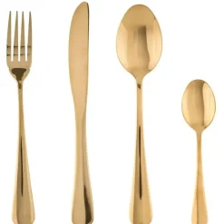 Secret de Gourmet Bestekset - 16-delig - RVS - goud Clearance