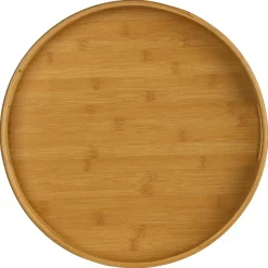 Secret de Gourmet Dienblad - bamboe - bruin - met handvaten -40cm New