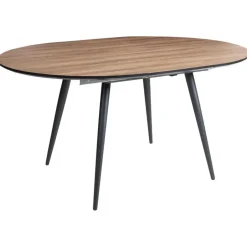 Beliani SENIAC - Uitschuifbare eettafel - Lichtbruin - MDF New