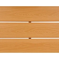 Beliani SENISE - Tuinsalontafel - Lichthout - 74 x 74 cm - Kunsthout Discount