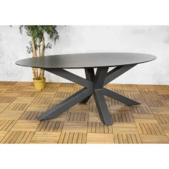 Sens-Line - Atalanta Tuintafel Ovaal 200x100cm - Keramiek Clearance
