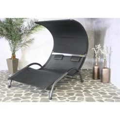 Sens-Line - Cuba 2-Persoonsligbed - Zwart Sale