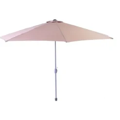 Sens-Line - Salou Parasol Taupe Ø300 Cm - Grijs Clearance