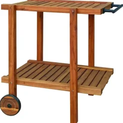 Sens-Line - Toby Tuin Trolley - 76x50x77 - Acaciahout Outlet