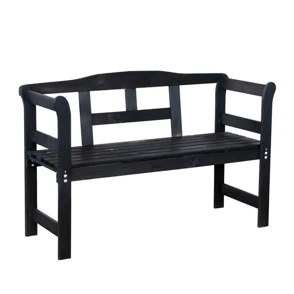 Sens-Line Friesen tuinbank - Hout - Zwart Best