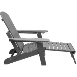 Sens-Line Montreal relax tuinstoel - HIPS kunststof - Grijs Hot