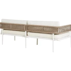 Beliani SERLA - Loungeset 4-zits - Wit - Aluminium Sale