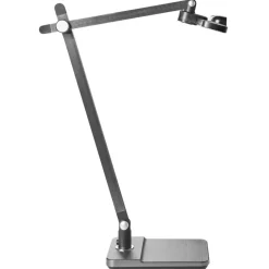 Leen Bakker SERPENS - Bureaulamp LED - Grijs - Synthetisch materiaal New