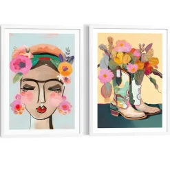 Reinders Set poster met lijst - Blossom Boots